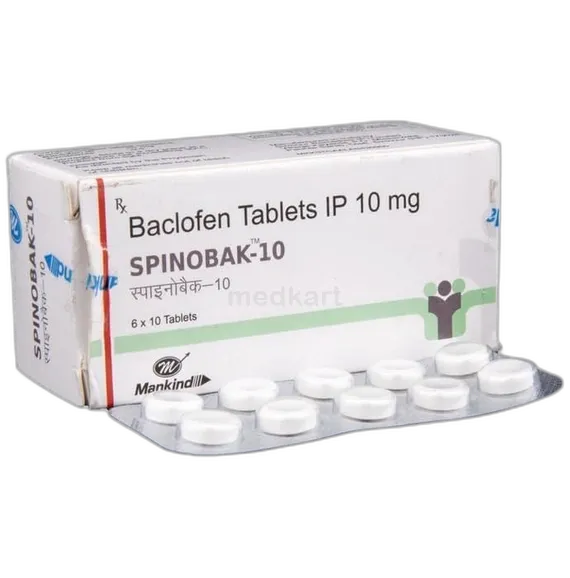 spinobak 10mg tablet 10's